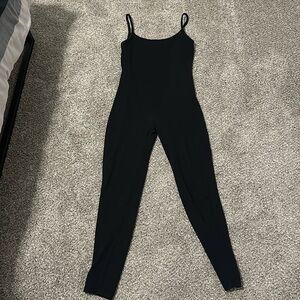 Forever 21 Black Legging Jumpsuit